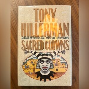 Sacred Clowns by signed by Tony Hillerman Book